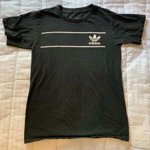 Black, XS, Adidas T-shirt